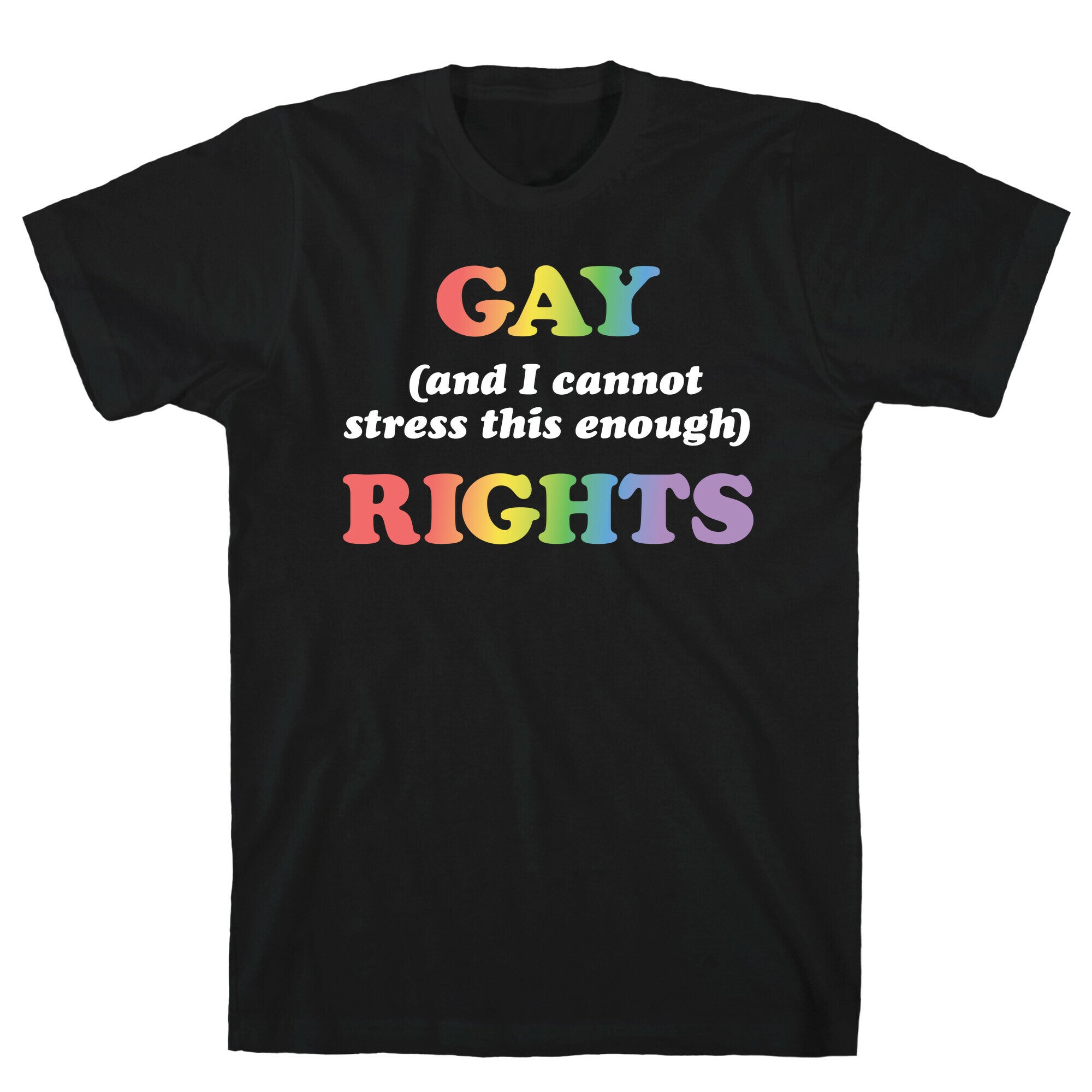 Gay (and I cannot stress this enough) Rights T-Shirt